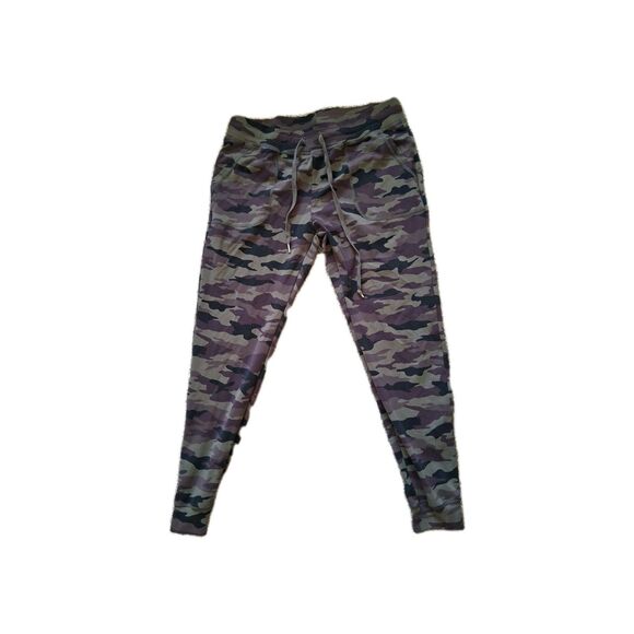 Zyia Active Black/Grey Camo Light n Tight Leggings Size L Athletic Gym - Picture 1 of 4